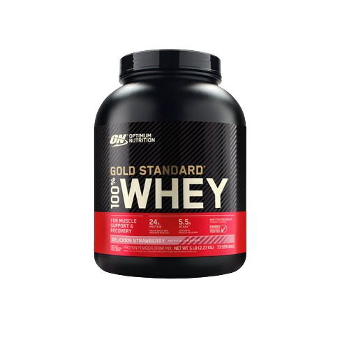 Optimum Nutrition Gold Standard 100 Percent Whey Protein For Athletes Muscle Growth 24 Grams Per Serving 5 Pounds by ON NUTRITION