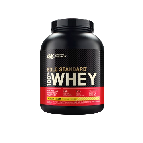 Optimum Nutrition Gold Standard 100 Percent Whey Protein For Athletes Muscle Growth 24 Grams Per Serving 5 Pounds by ON NUTRITION