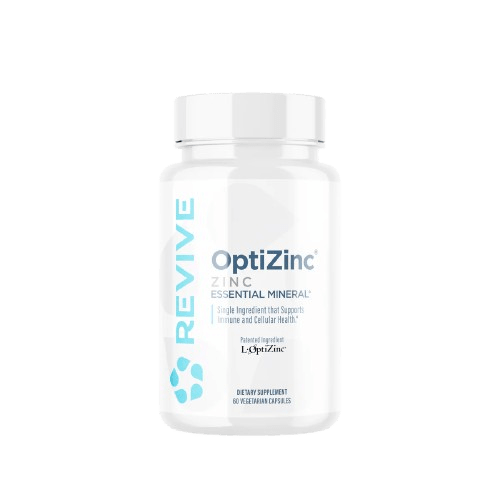 OptiZinc 50mg Immune Support Zinc Supplement For Adults Metabolism Skin Health And Wellness by REVIVE MD