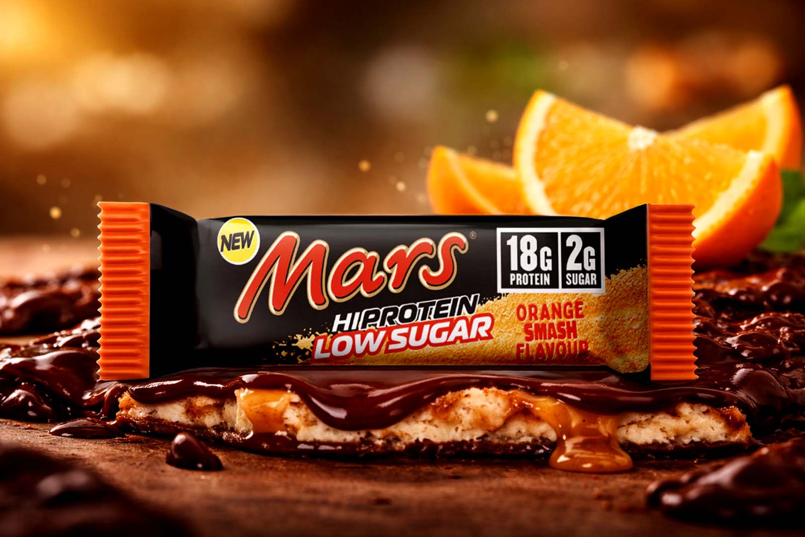 Mars Orange Chocolate Low Sugar High Protein Bars