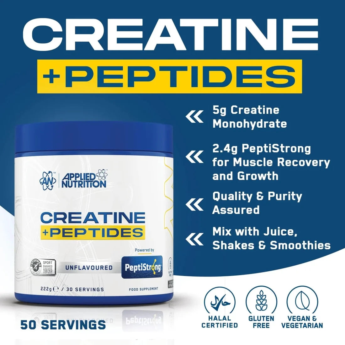 Creatine Monohydrate + Peptide
