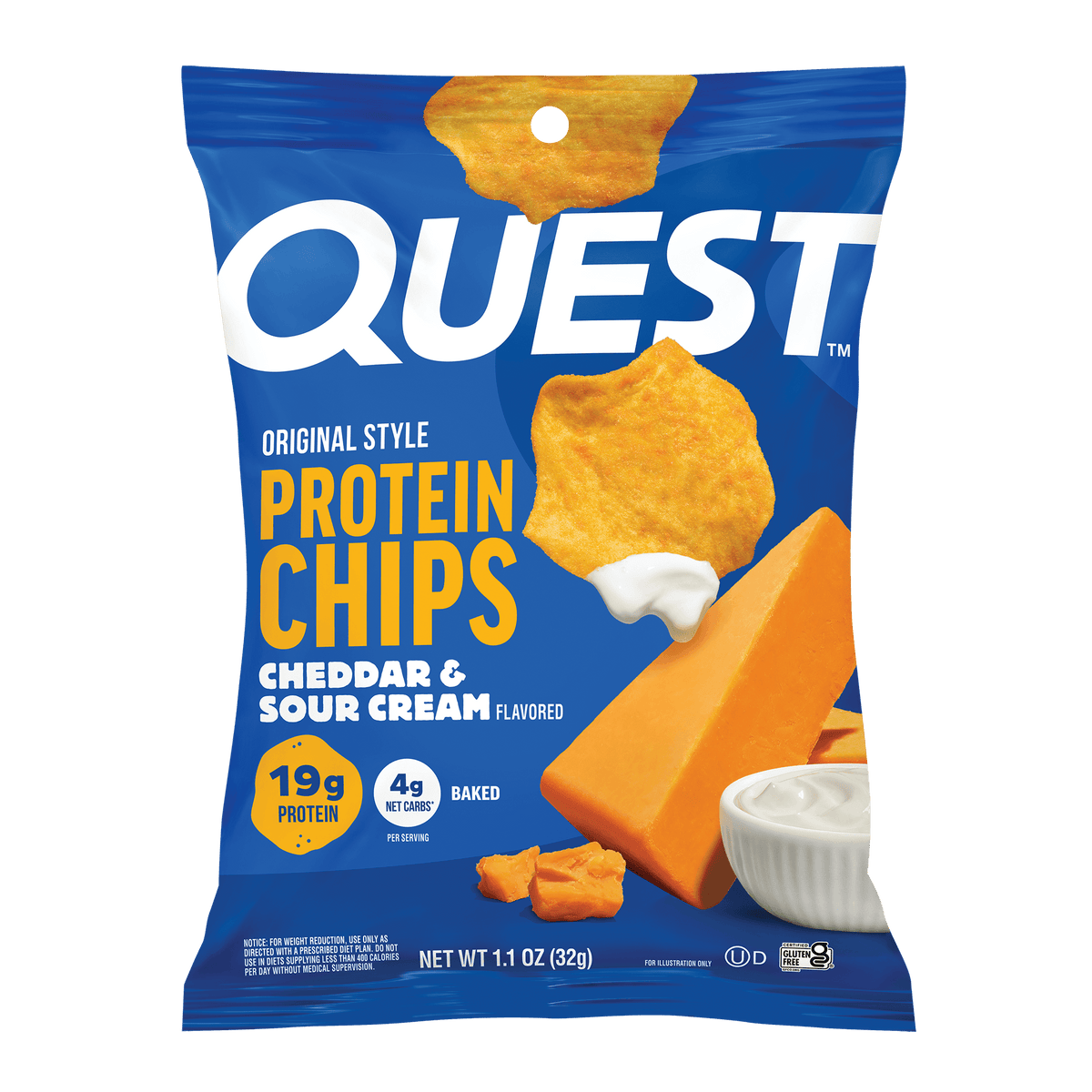 Quest Protein Chips Cheddar & Sour Cream