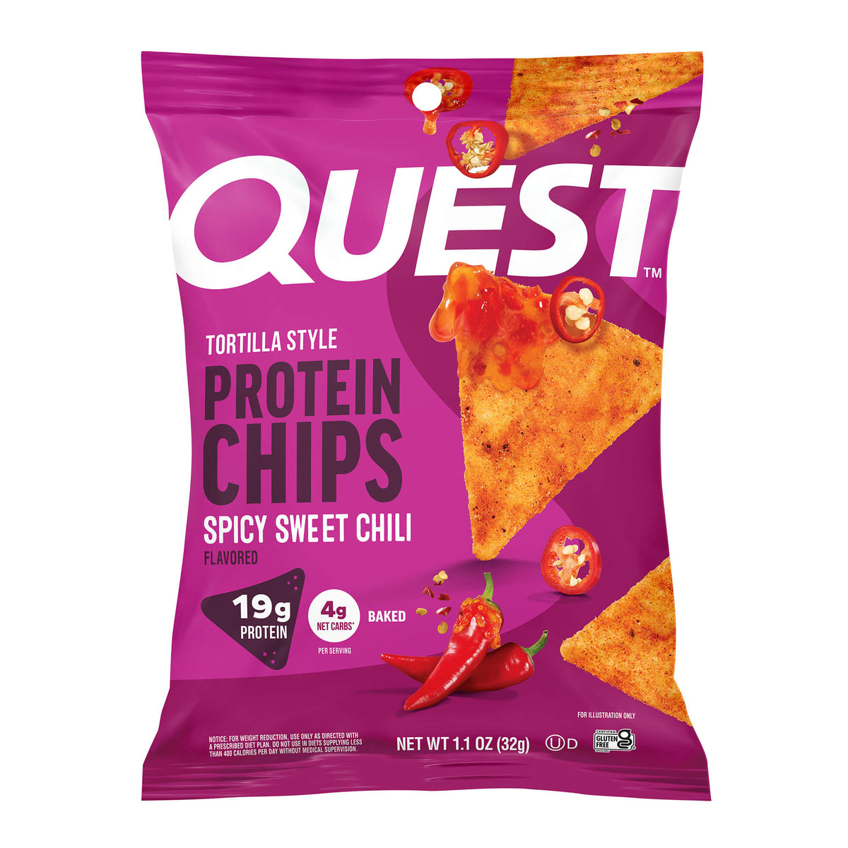 Quest Protein Chips Spicy Sweet Chili