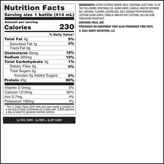 Quest Protein Milkshake RTD 45g