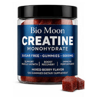 Bio Moon Creatine Monohydrate Gummies 5000Mg 120 Gummies Mixed Berry