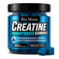 Bio Moon Creatine With Amino Gummies 5000Mg 120 Gummies Blueberry