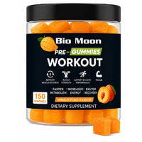 Bio Moon Pre-Workout Gummies 150 Gummies Mango Peach