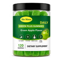 Bio Moon Daily Greens Plus Gummies 120 Gummies Green Apple