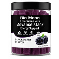 Bio Moon L-Glutamine Advance Stack Gummies Black Berry