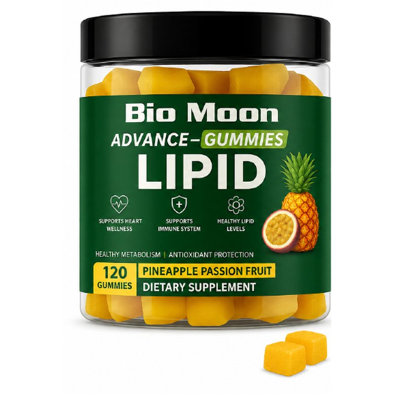 Bio Moon Lipid Advance Gummies 120 Gummies Pineapple Passion Fruit