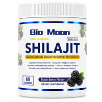 Bio Moon Shilajit Gummies 60 Gummies Black Berry