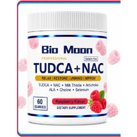 Bio Moon Tudca + Nac Gummies 60 Gummies Raspberry
