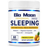 Bio Moon Sleeping Gummies With Melatonin 60 Gummies Pineapple