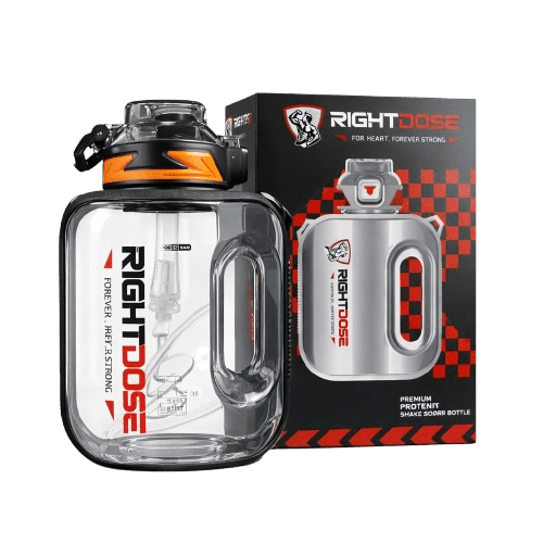 Right Dose 2100ML Water Bottle Large Capacity Hydration For Training - Right Dose supplements