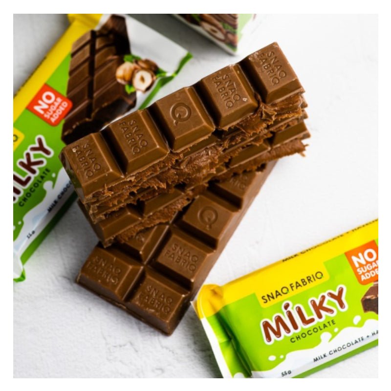 Snaq Fabriq Milk Chocolate with Filling 55 G by SANQ FABRIQ