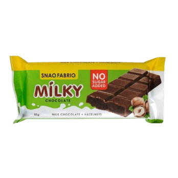 Snaq Fabriq Milk Chocolate with Filling 55 G by SANQ FABRIQ