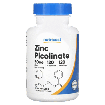 Nutricost Zinc Picolinate, 30 mg, 120 Capsules