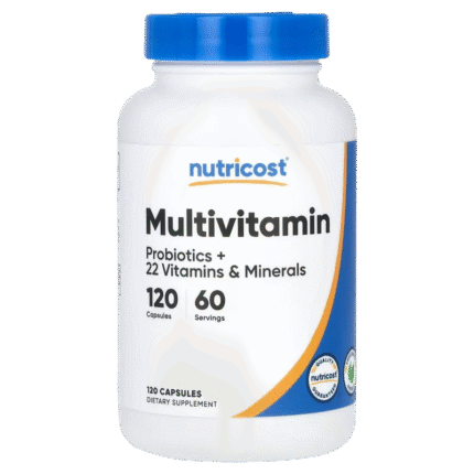 Nutricost Multivitamin, Probiotics + 22 Vitamins & Minerals , 120 Capsules