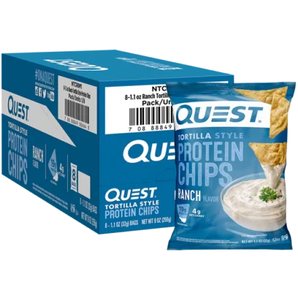 QUEST Tortilla Style Protein Chips BOX=8PIECES